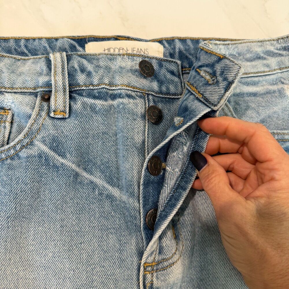 Hidden Jeans Peyton Mini Skirt S 90s Grunge Y2K Festival Beachy - Picture 4 of 9